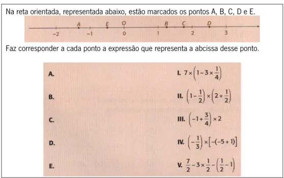 Figura 17: Tarefa retirada do manual adotado (Aula, 28/02/2008) 