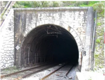 Figura 47 – Perspectiva da boca de entrada do túnel do Rossio (Campolide) 