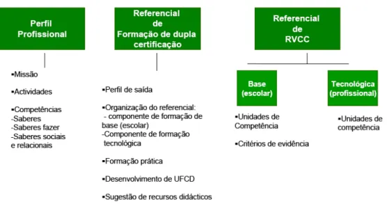 Figura 2.6: Organização do Catálogo Nacional de Qualificações