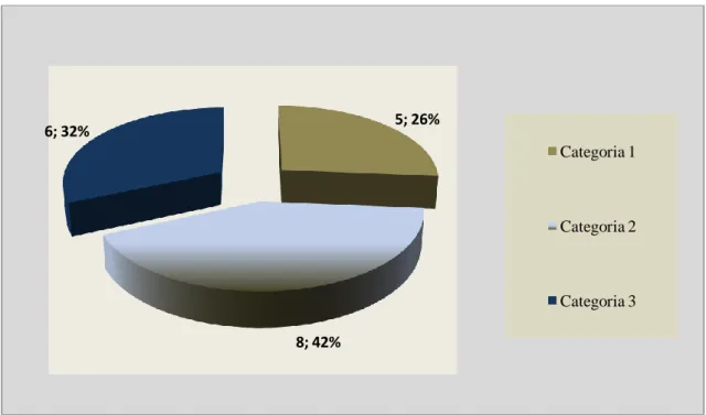 Gráfico 12 – Distribuição das respostas por categorias 