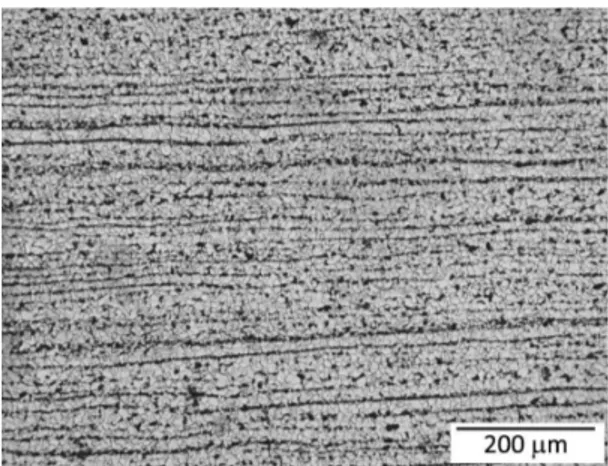 Figura 4. Microestrutura do metal base. Ataque: nital 2%.
