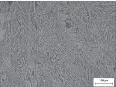 Figura 7. Microestrutura do metal de solda no passe de raiz  para a condição C2S.