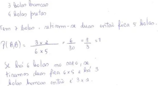 Figura 46. Resolução da questão 5a) pelo aluno A 43  no pós-ensino. 