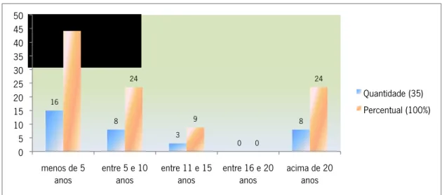 Gráfico nº 11 – Experiência com contabilidade pública dos Oficiais e Cadetes-Alunos da FAP 