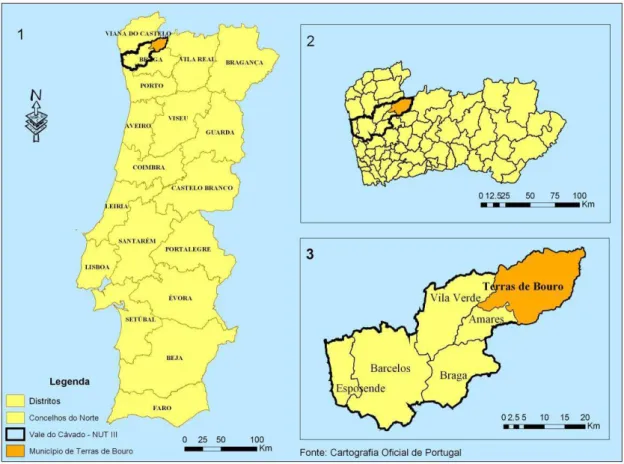 Figura n.º 3 – Enquadramento Territorial. 