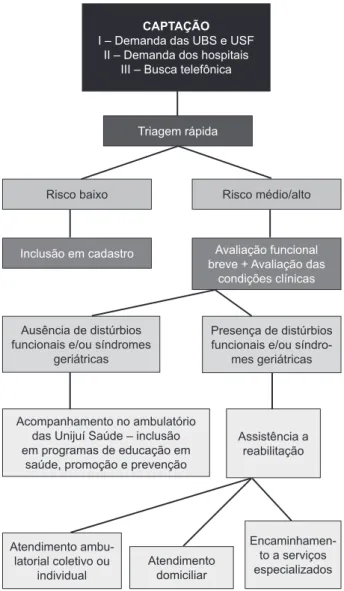 Figura 1 - Diagrama do Programa de Atenção ao  Idoso (PAI) 