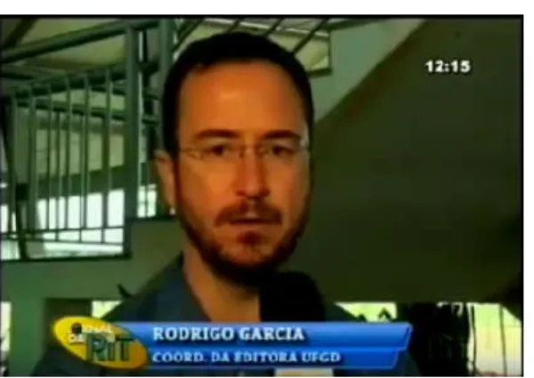 Figura 2 – Entrevista com o prof. Rodrigo G. Garcia. 