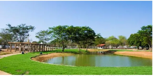 Fig. 09: Lago artificial do Parque da Cidadania. 