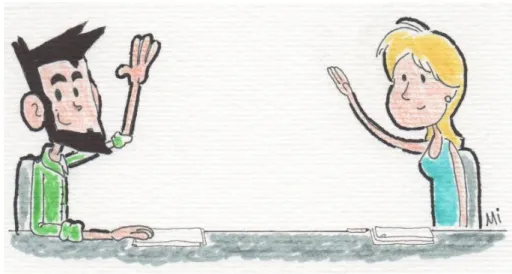 Figure 3 illustrates the sixth stage of the methodology, in which a student-leader from each  team is positioned at the end of a table to duel