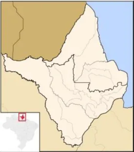 Figura 3 – Mapa do Estado do Amapá. 