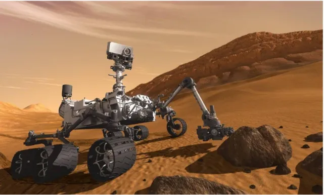 Figura 01 – Robô autônomo Curiosity, da NASA 