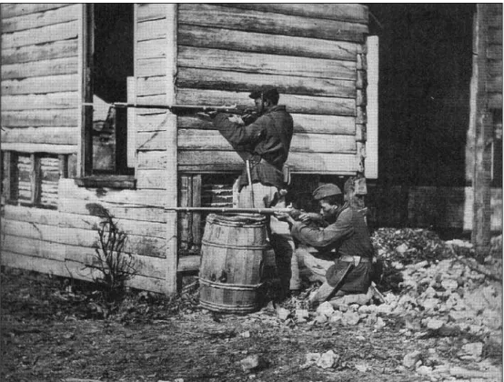 Foto 3 – Soldados Negros na Virginia. Em Forged in Battle, de Joseph T. Glatthaar.