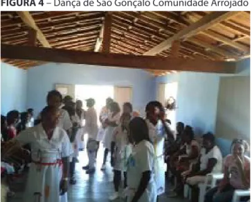 FIGURA 4 – Dança de São Gonçalo Comunidade Arrojado