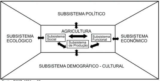 Figura 7  - Sistema da agricultura: elementos externos e internos