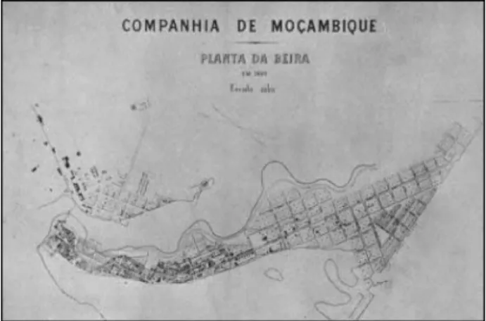 Figura 5 - Plano de Urbanização elaborado pela Companhia de  Moçambique (1899)  