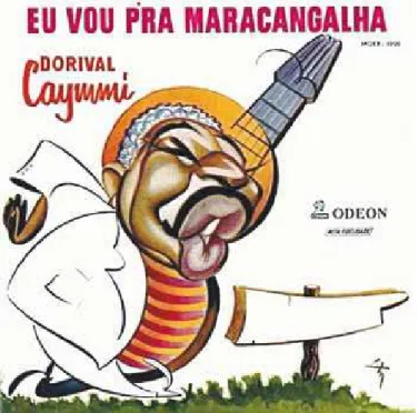 Figura 2. LAN. Capa-caricatura do LP Eu vou p’ra Maracangalha. S.l.: Odeon, 1957.