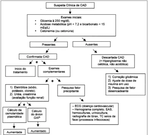 Figura 2. Fluxograma para o diagnóstico de CAD.
