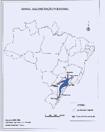 Figura 2: Brasil - Aglomeração Poligonal 