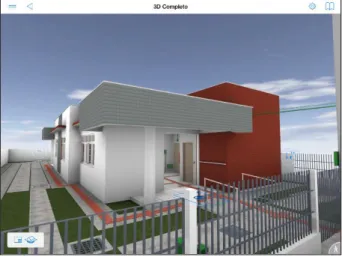 Figura 2: Visualização de modelo BIM com o aplicativo BIMx 