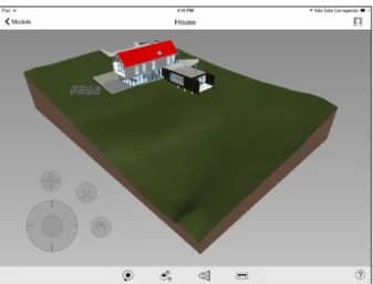 Figura 3: Visualização de modelo BIM com o aplicativo BIM 360 GLUE 