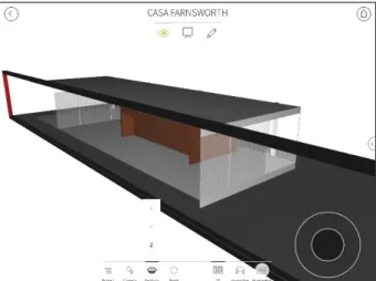 Figura 4: Tela do app Bim + Explorer Seção eixo ‘Z’ 