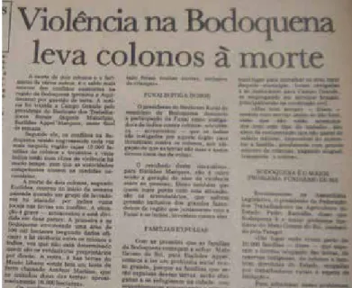Figura 2: Jornal Diário da Serra de 15 de junho de 1982, página 03.