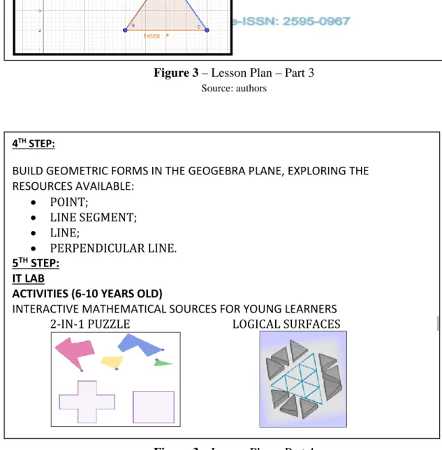 Figure 3 – Lesson Plan – Part 4 