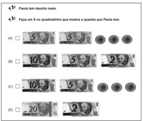 Figura 7 – Teste 2 da Provinha Brasil de 2012  Fonte: Adaptado de Inep (2018). 