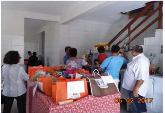 Figura 2: Feira de comercialização, Cooperxique, Mossoró (RN), 2017 