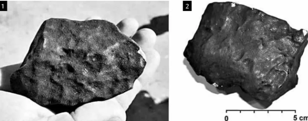 Figura 1 Amostra de meteorito encontrada 