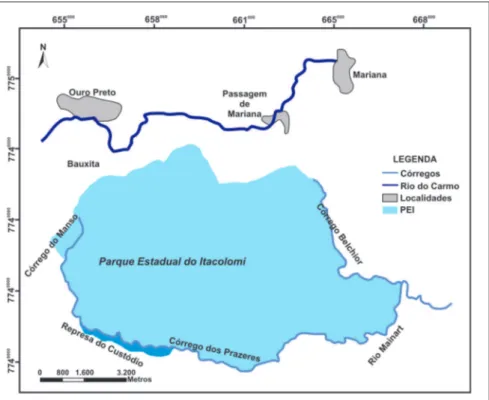 Figura 1 - Mapa de localização da área de estudo.