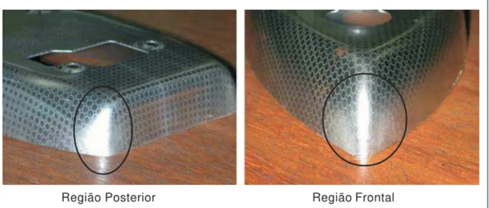 Figura 1 - Regiões críticas da peça-exemplo.
