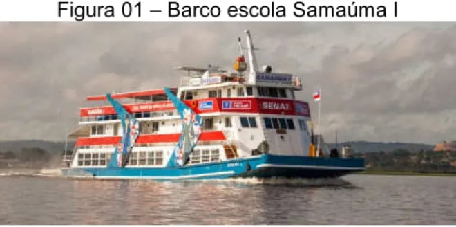 Figura 01 – Barco escola Samaúma I 