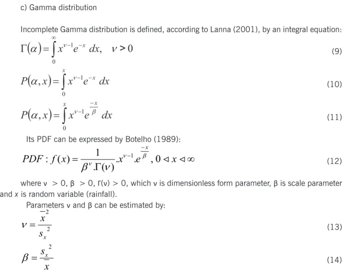 Figure 2 presents annual rainfall behavior in relation to average value of Lambari region