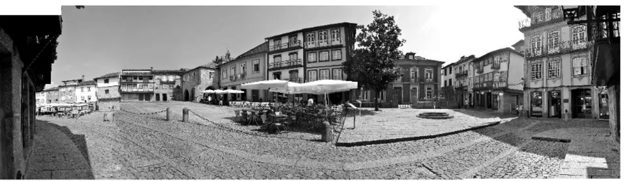 Fig. 1 – Fotografias do Percurso no centro histórico de Guimarães.