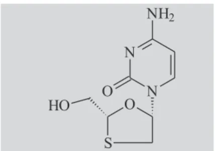 FIGURA 1 - Estrutura da lamivudina.