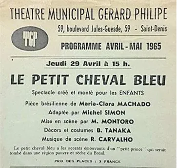 Fig. 4 - O Cavalinho Azul. Cartaz, Paris, abril de 1965. 