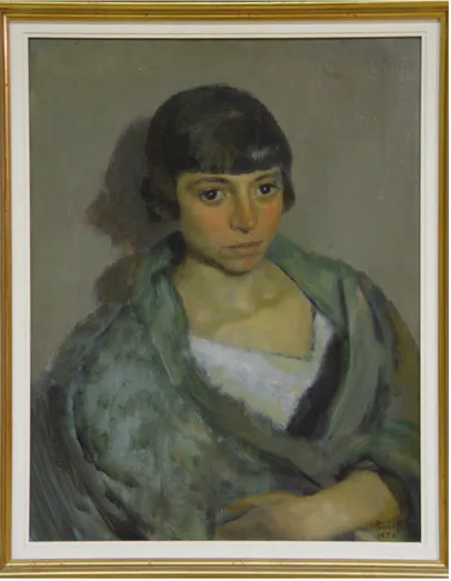 Figura 4. Juan Bonafé. Retrato de mi hermana Magdalena. 1933. CARM 