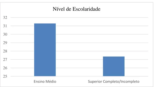 Gráfico 01: Nível de Escolaridade dos Guardas Municipais de Chapecó 