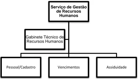 Figura 2 – Organograma do Serviço de Gestão de Recursos Humanos do Hospital de Faro E.P.E.