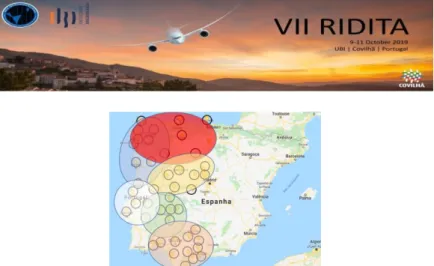 Figure 6: Mapping of routes with a distance greater than 100km from Air budJets. Source: own elaboration