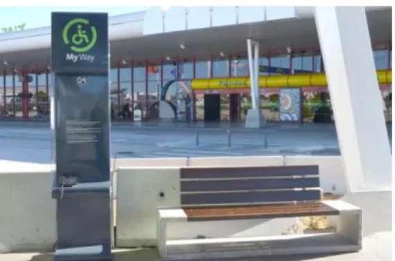 Figure 5: Designated point of arrival (Trip Accessible, 2015) 