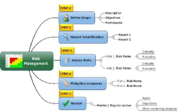 Figure 2.8 - ICAO SMS safety risk management framework. 