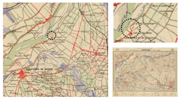 Figura 33 –  Carta Corográfica de Portugal. 1:50 000. 1946. Folha 31-C, Instituto Geográfico Cadastral