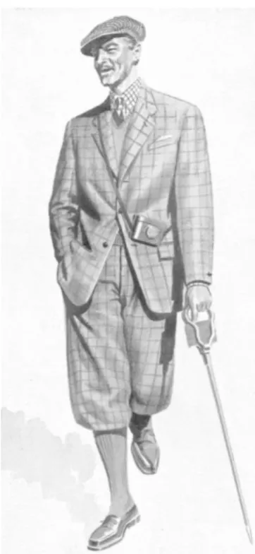 Figura 1.11 – Exemplo da indumentária masculina no desporto no início do século XX. 