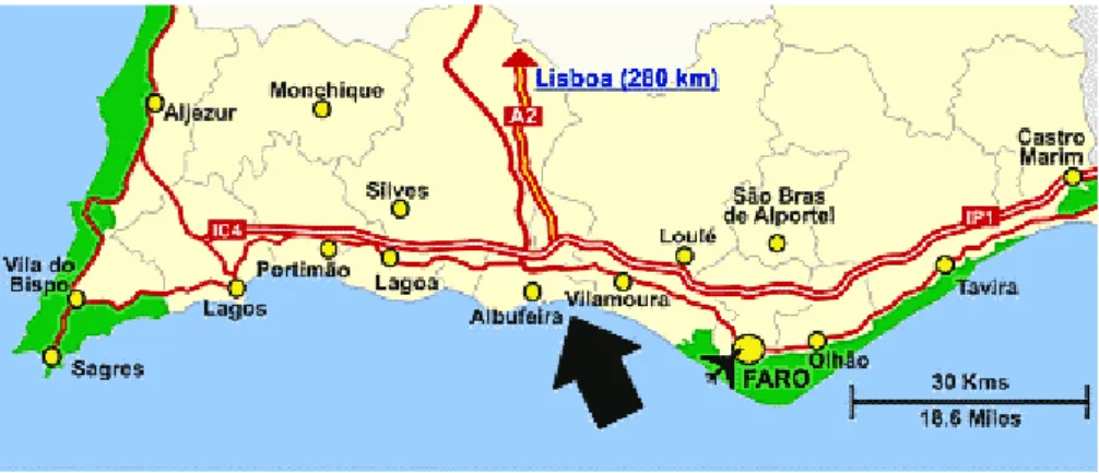 Figura 1 - Algarve, Albufeira 