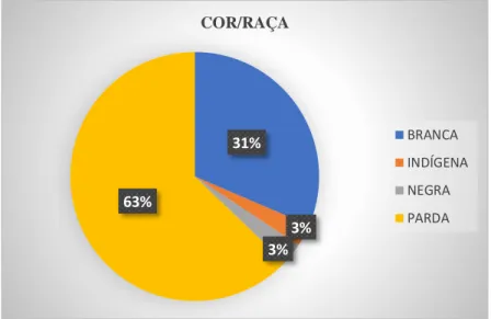 Figura 1: Autodeclaração de cor/raça pré-projeto 