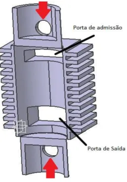 Figura 6- Geometria interna do motor