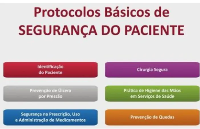 Figura 1 – Protocolos básicos de segurança do paciente 