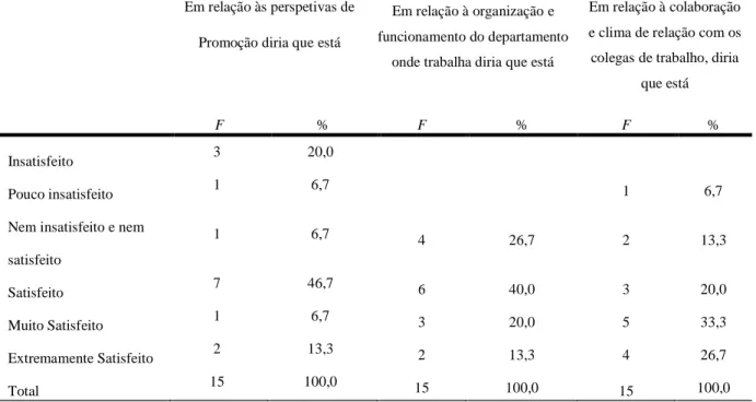 Tabela  3.  Frequência  absoluta  e  relativa  em  valor  percentual  para  a  “Promoção”, 